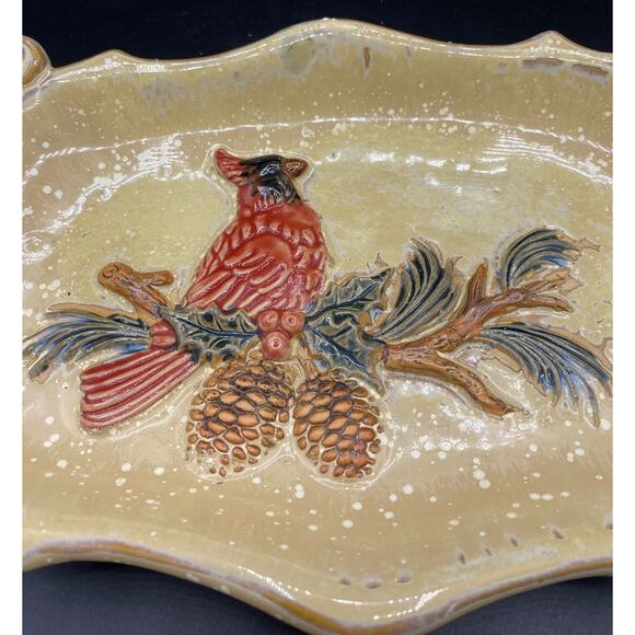 Gerson International Olathe bird ceramic tray made in Japan - Picture 2 of 5